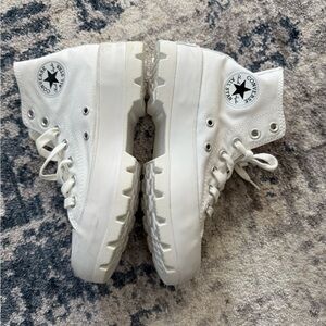 Converse Kids Off-White High-Top Sneakers